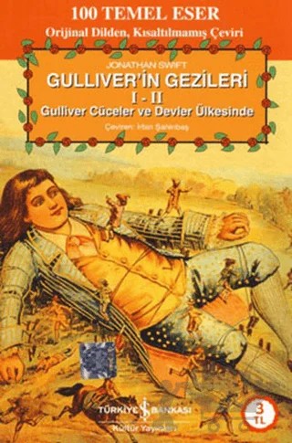 Gulliver’in Gezileri 1-2 – Jonathan Swift – İş Bankası Kültür Yayınları kitap kapağı