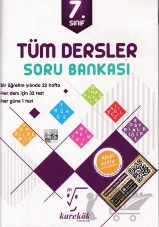 7. Sınıf Tüm Dersler Soru Bankası – Kolektif – Karekök Yayıncılık kitap kapağı