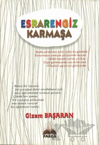 Esrarengiz Karmaşa – Gizem Başaran – Parga Yayıncılık kitap kapağı