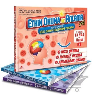 Etkin Okuma ve Anlama Seti 3. Kademe (3 Kitap Takım) – Kolektif – Adeda Yayınları kitap kapağı