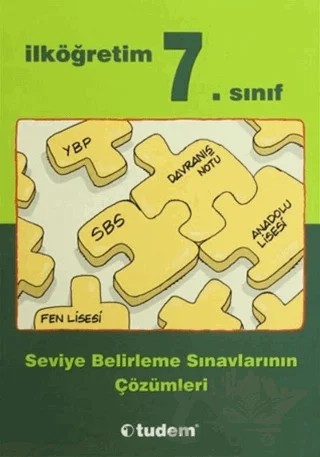 İlköğretim 7. Sınıf Seviye Belirleme Sınavlarının Çözümleri – Kolektif – Tudem Yayınları kitap kapağı