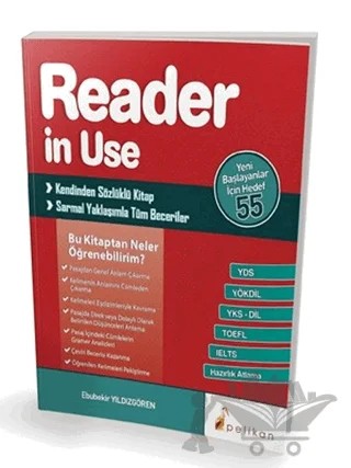 Reader in Use – Ebubekir Yıldızgören – Pelikan Tıp Teknik Yayıncılık kitap kapağı
