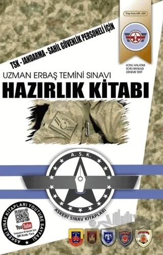 Uzman Erbaş Temini Sınavı Hazırlık Kitabı – Mehmet Er – Askeri Sınav Kitapları kitap kapağı