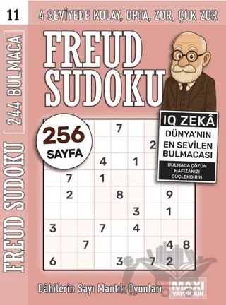 Freud Sudoku 11 – Kolektif – Maxi Yayıncılık kitap kapağı