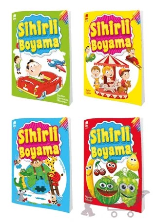 Sihirli Boyama (4 Kitap) – Kolektif – Ema Çocuk kitap kapağı