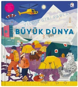 Yıldız Gibi Parla – Büyük Dünya (Sihirli El Feneriyle Birlikte) – Kolektif – İndigo Çocuk kitap kapağı