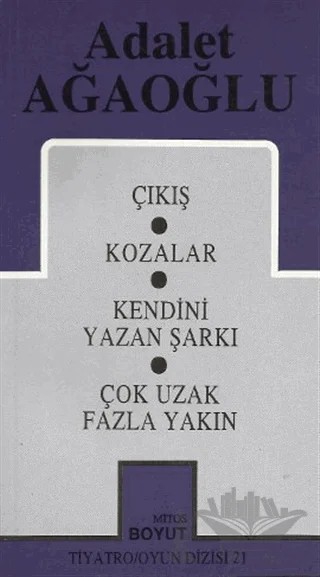 Toplu Oyunları 2 – Adalet Ağaoğlu – Mitos Boyut Yayınları kitap kapağı