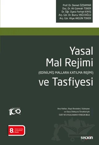 Yasal Mal Rejimi ve Tasfiyesi – Kolektif – Seçkin Yayıncılık kitap kapağı