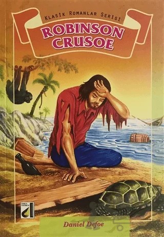 Robinson Crusoe – Daniel Defoe – Damla Yayınevi kitap kapağı
