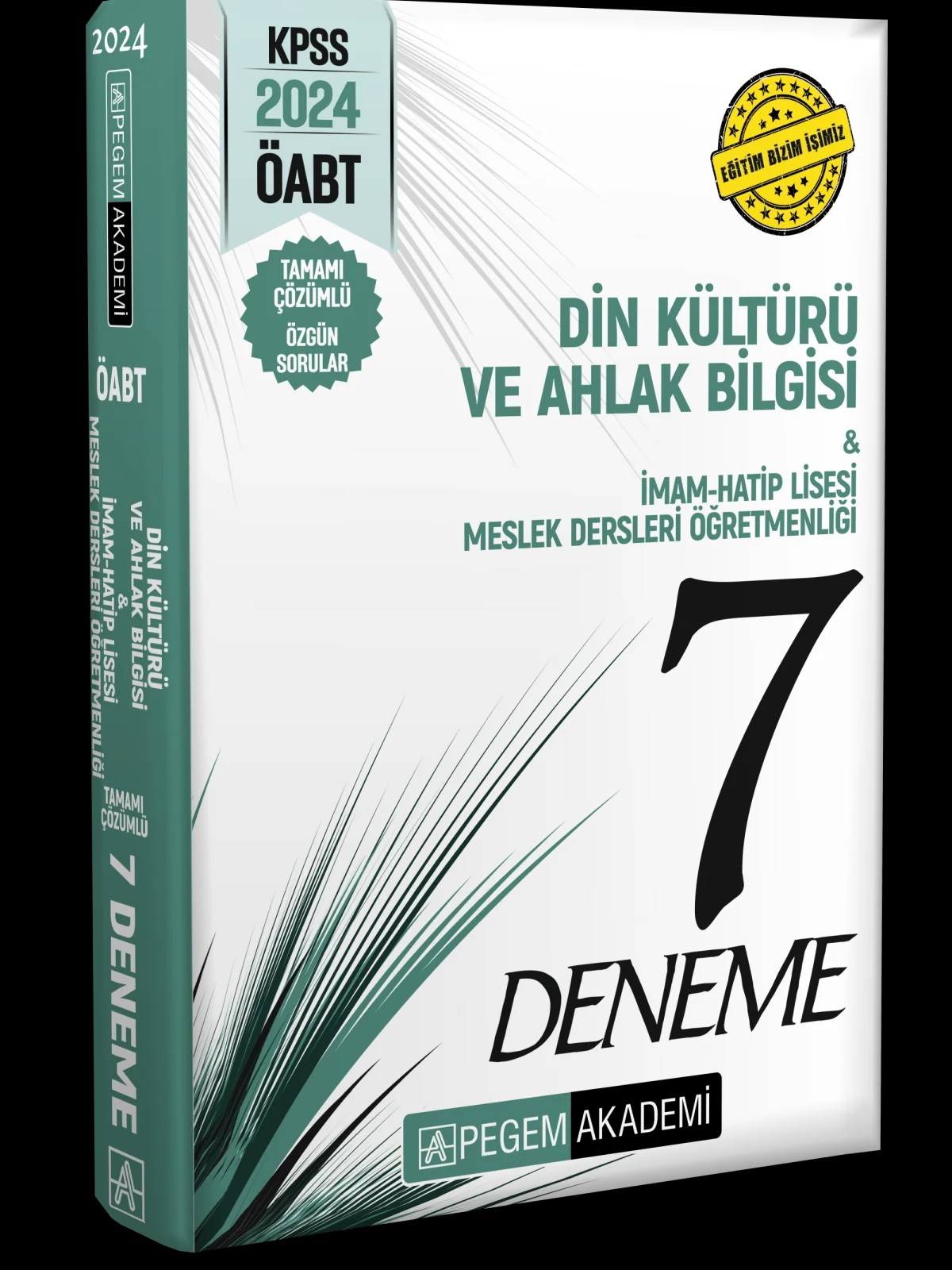 2024 KPSS ÖABT Din Kültürü ve Ahlak Bilgisi İmam Hatip Lisesi Öğretmenliği Tamamı Çözümlü 7 Deneme – Pegem Akademi Yayıncılık kitap kapağı