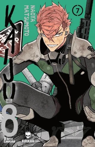 Kaiju No: 8 - 8 No'lu Canavar 7 – Naoya Matsumoto – Kurukafa Yayınevi kitap kapağı