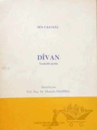 Divan - Tenkidli Metin – İbn Kemal Kemalpaşazade – Eren Yayıncılık kitap kapağı