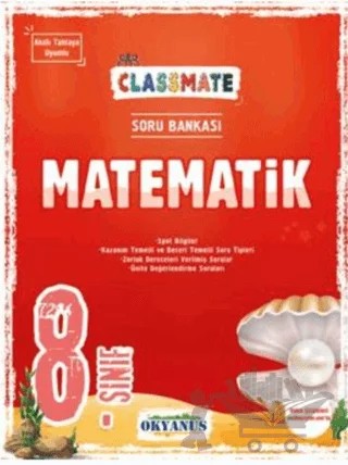 LGS 8. Sınıf Classmate Matematik Soru Bankası – Kolektif – Okyanus Yayınları kitap kapağı
