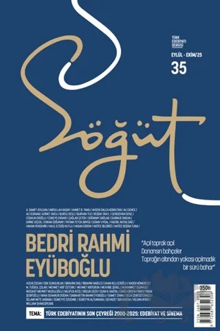 Söğüt - Türk Edebiyatı Dergisi Sayı 35 / Eylül – Ekim 2025 – Söğüt Dergisi Yayınları kitap kapağı