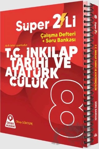 8. Sınıf Süper İkili T.C. İnkılap Tarihi ve Atatürkçülük Seti – Kolektif – Örnek Akademi kitap kapağı