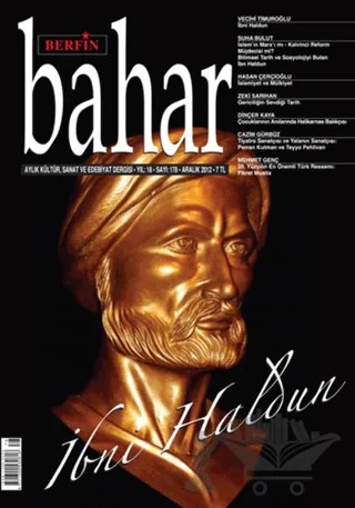 Berfin Bahar Aylık Kültür, Sanat ve Edebiyat Dergisi Sayı: 178 – Berfin Bahar Dergisi kitap kapağı