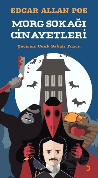 Morg Sokağı Cinayetleri – Edgar Allan Poe – Cinius Yayınları kitap kapağı