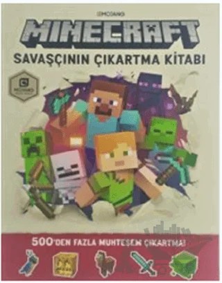 Minecraft Savaşçının Çıkartma Kitabı – Kolektif – Doğan Egmont Yayıncılık kitap kapağı