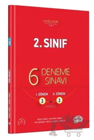 2. Sınıf 6 Fasiküllü 3+3 Deneme – Kolektif – Editör Yayınevi kitap kapağı