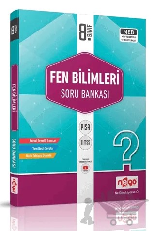 8. Sınıf Fen Bilimleri Soru Bankası – Kolektif – Nego Yayınları kitap kapağı