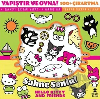 Yapıştır ve Oyna! Sahne Senin! Hello Kıtty & Frıends – Kolektif – Doğan Çocuk kitap kapağı