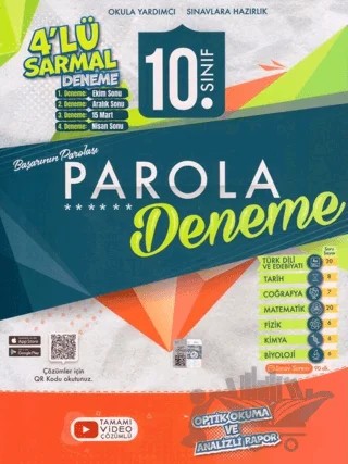 Evrensel 10. Sınıf Sarmal 4'lü Deneme – Kolektif – Evrensel İletişim Yayınları kitap kapağı