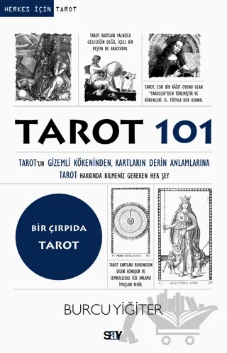 Tarot 101 – Burcu Yiğiter – Say Yayınları kitap kapağı