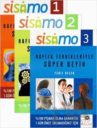 Sisimo Hafıza Teknikleriyle Süper Beyin 3'lü Set – Kolektif – Zeka Evi Yayınları kitap kapağı
