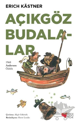 Açıkgöz Budalalar – Erich Kastner – Can Çocuk Yayınları kitap kapağı