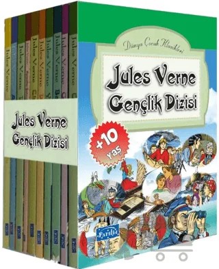 Jules Verne Gençlik Dizisi (10 Kitap Takım) – Jules Verne – Parıltı Yayınları kitap kapağı