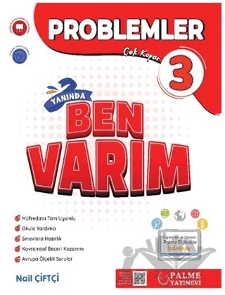 3. Sınıf Problemler Yanında Ben Varım Soru Kitabı – Nail Çiftçi – Palme Yayınları kitap kapağı