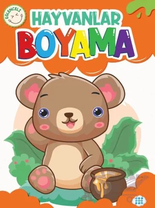 Eğlenceli Hayvanlar Boyama – Kolektif – Dokuz Çocuk kitap kapağı