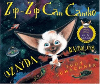 Zıp-Zıp Can Caniko Uzayda Kayboluyor – Judy Schachner – Artemis Yayınları kitap kapağı