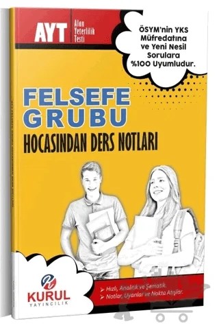 AYT Felsefe Grubu Hocasından Ders Notları – Kolektif – Kurul Yayıncılık kitap kapağı