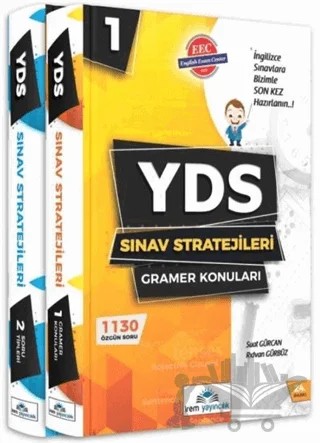 2018 YDS Sınav Stratejileri Gramer Konu Anlatımlı (2 Kitap Takım) – Rıdvan Gürbüz, Suat Gürcan – İrem Yayıncılık kitap kapağı
