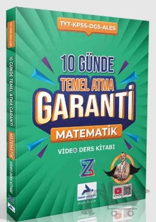10 Günde Temel Atma Garanti Matematik Video Ders Kitabı – Selim Yüksel – Paraf Akademi kitap kapağı