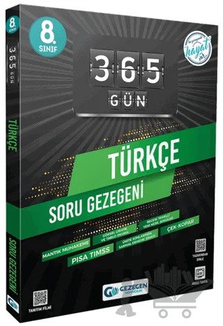 8. Sınıf Türkçe 365 Gün Soru Gezegeni – Kolektif – Gezegen Yayıncılık kitap kapağı