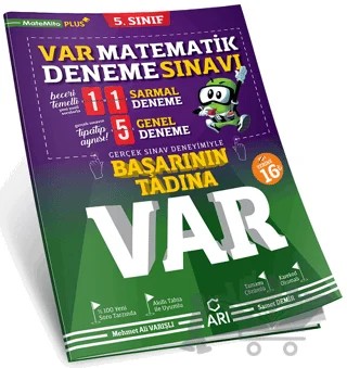 5. Sınıf Matematik Var Deneme Sınavı – Kolektif – Arı Yayıncılık kitap kapağı