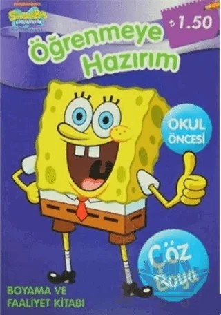 Süngerbob - Öğrenmeye Hazırım – Kolektif – Doğan Egmont Yayıncılık kitap kapağı