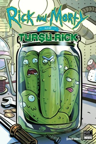 Rick and Morty Sunar: Turşu Rick – Delilah S. Dawson – Marmara Çizgi kitap kapağı