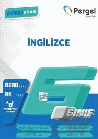 6. Sınıf İngilizce Soru Bankası Kitap – Kolektif – Pergel Yayınları kitap kapağı