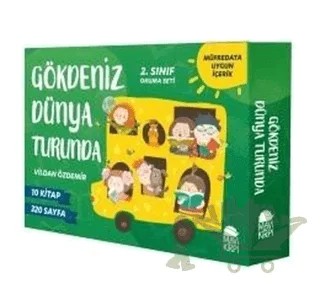 Gökdeniz Dünya Turunda 2. Sınıf Okuma Seti (10 Kitap) – Vildan Özdemir – Mavi Kirpi Yayınları kitap kapağı