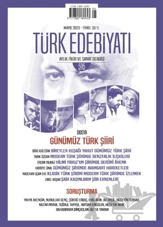 Türk Edebiyatı Aylık Fikir ve Sanat Dergisi Sayı: 595 Mayıs 2023 – Türk Edebiyatı Dergisi kitap kapağı