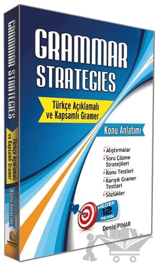 Grammar Strategies - Türkçe Açıklamalı ve Kapsamlı Gramer – Deniz Pınar – Kapadokya Yayınları kitap kapağı