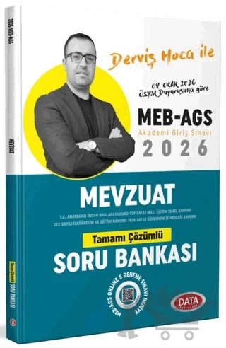 Derviş Hoca ile 2026 AGS Mevzuat Tamamı Çözümlü Soru Bankası – Kolektif – Data Yayınları kitap kapağı