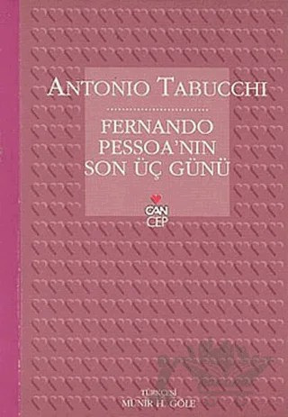 Fernando Pessoa’nın Son Üç Günü – Antonio Tabucchi – Can Yayınları kitap kapağı