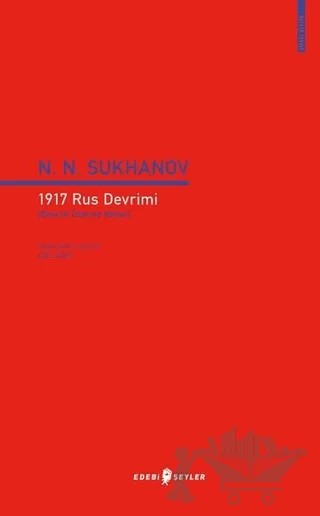 1917 Rus Devrimi – N. N. Sukhanov – Edebi Şeyler kitap kapağı