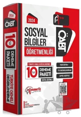 2024 ÖABT Sosyal Bilgiler Öğretmenliği Türkiye Geneli 10 Deneme Dijital Çözümlü – Kolektif – Anamorfik Yayınları kitap kapağı