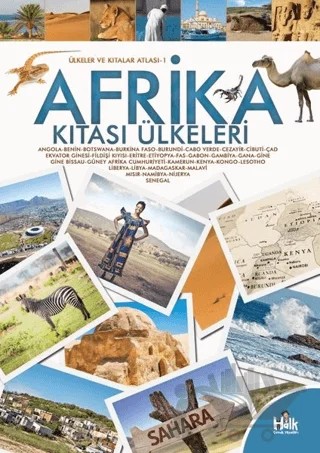 Afrika Kıtası Ülkeleri - Ülkeler ve Kıtalar Atlası 1 – Kolektif – Halk Kitabevi kitap kapağı
