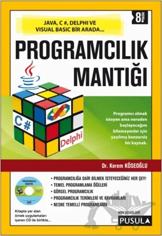 Programcılık Mantığı – Kerem Köseoğlu – Pusula Yayıncılık kitap kapağı